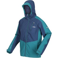 Highton II outdoor jacket men's navy blue/turquoise size XXL