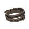 Il MEZZOMETRO Mod. I LOVE YOU SILVER BUCKLE EDITION - GREY - Bracciale in silicone/silicone bracelet