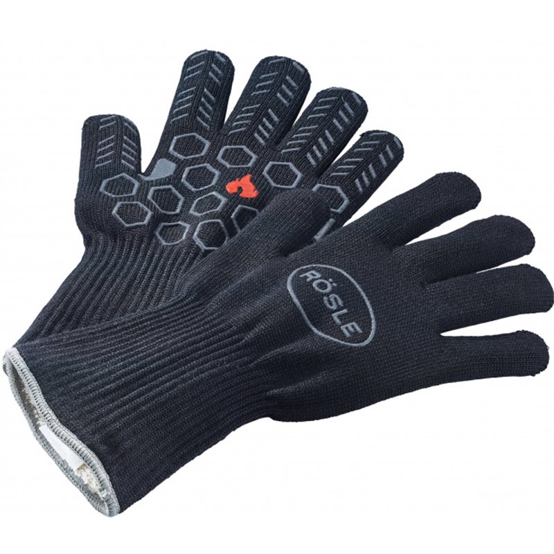 Premium barbecue gloves 33,5 cm black 2 pcs