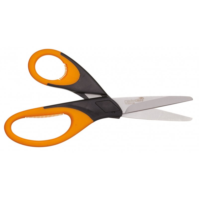 Herb scissors 20 cm stainless steel/rubber Black/orange