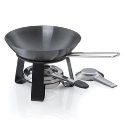 Joy mini wok with rechaud Ø 18 cm black