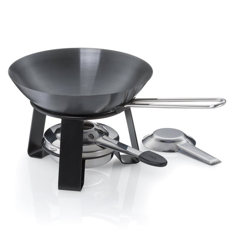 Joy mini wok with rechaud Ø 18 cm black