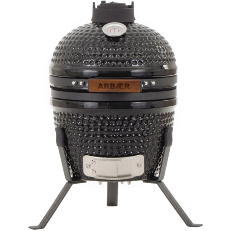 Kamado Small Ø 13 inch with Frame Ceramic Black