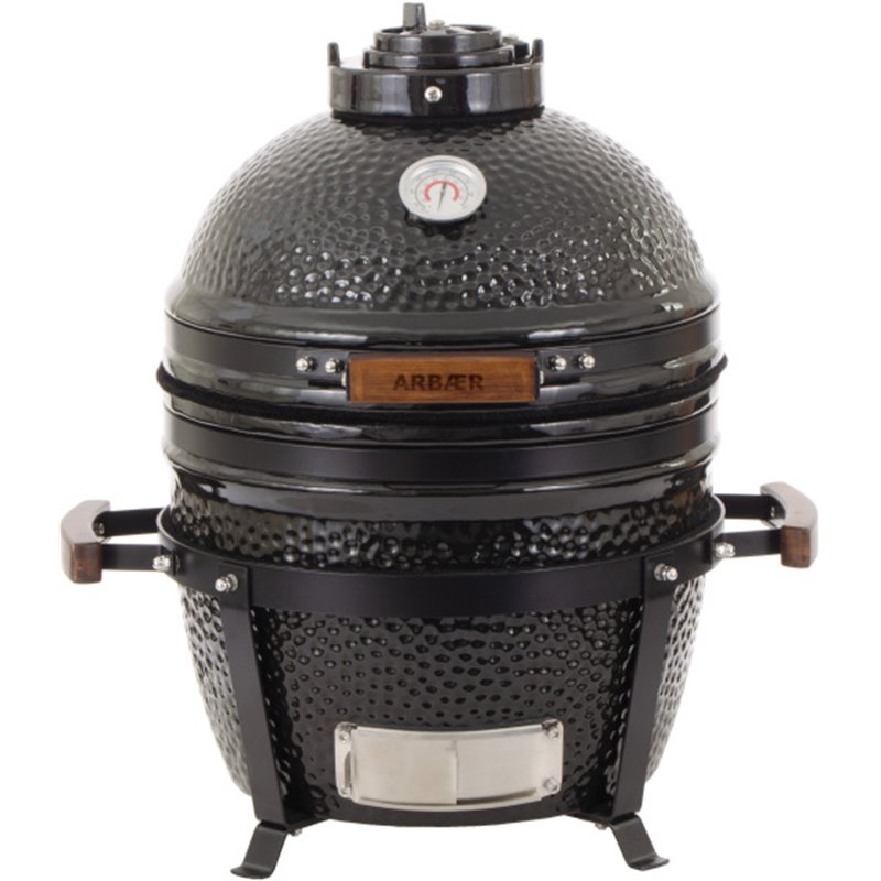 Kamado Medium Ø 16 inch with Frame Ceramic Black