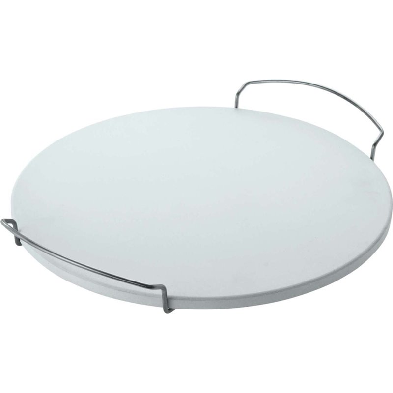 BBQ Pizza Stone 46.5 x 41 cm White/Silver