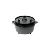 Dutch Oven Cast Iron with Legs Outdoor 8 L