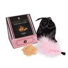 100% Edible Powder Kit and Feather Tickler Chocolate, Cinnamon and Ginger Flavor