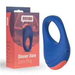 Rring Dinner Date Penis Ring with Vibration USB Silicone