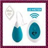 Anna Vibrating Egg with Remote Control USB Deep Green