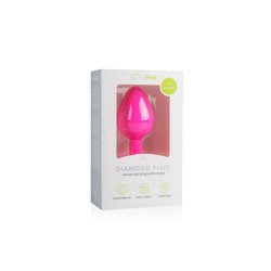 Crystal Plug Medium - Pink