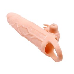 Brave Man Penis Sleeve with Vibration + 5cm