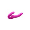 Evoke Vibrating Strapless Strap-On Pink