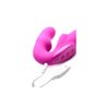 Evoke Vibrating Strapless Strap-On Pink