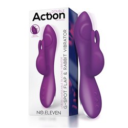 No. Eleven Vibrator with Bunny, G-Spot and Pulse Function Magnetic USB Silicone