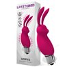 Hopye Rabbit Vibrating Bullet Silicone Pink