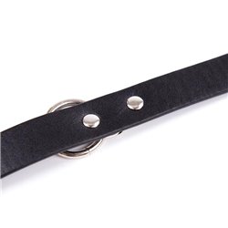 Collar with Bell Adjustable 43 cm Black