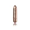 Vibrating Bullet Frosted Fleurs Crystal Rose Gold