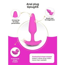 Vibrating Butt Plug Gplug XS Sunny Raspberry