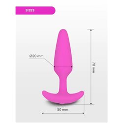 Vibrating Butt Plug Gplug XS Sunny Raspberry