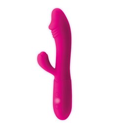 Candy G-Spot Rabbit Vibe USB Silicone Fucshia