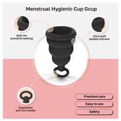 Menstrual Cup Gcup Mystic Noir Size S