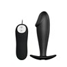 Anal Plug Black with Remote Control