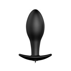 Anal Plug Black Anchor with Remote Control