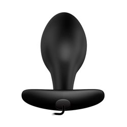 Anal Plug Black Anchor with Remote Control