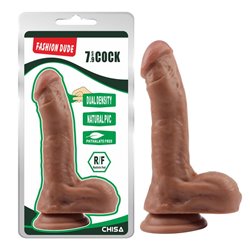 Dildo Dual Density Fashion Dude 20.5 x 4.5 cm Latin