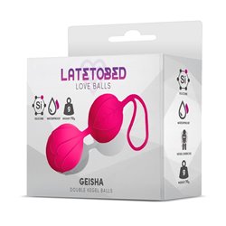 Geisha Double Kegel Balls Rose Red 70 gr