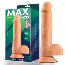 Dean Realistic Dildo with Testicles 8.5 Flesh