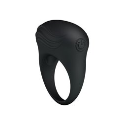 Vibrating Cock Ring Bertram Black