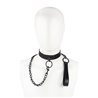 Collar with Leash Black