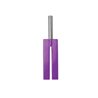 Shots Ouch! Whips and Paddles Leather Slit Paddle Purple