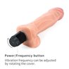 Dildo Flexi 9 with Vibration Flesh