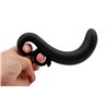 Two-Finger G-Spot Plug Silicone Black