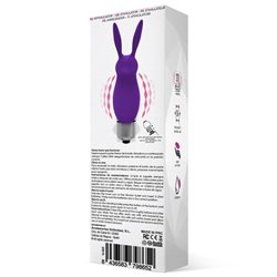 Hopye Rabbit Vibrating Bullet Silicone Purple