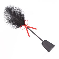 Feather Tickler and Paddle 36 cm Red/Black