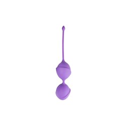 Double Vagina Balls Silicone - Purple