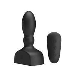 Anal Stimulator Harriet Inflatable USB Silicone Black