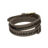 Il MEZZOMETRO Mod. I LOVE YOU GOLD BUCKLE EDITION - GREY - Bracciale in silicone/silicone bracelet