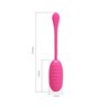 Kirk Vibrating Egg with Movil APP Silicone USB