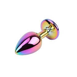 Jewelled Metal Butt Plug 2.7