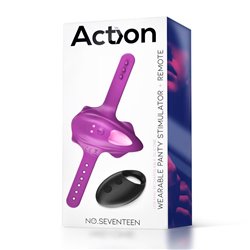 No. Seventeen Panty Stimulator Remote Control Magnetic USB Purple