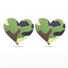 Pack Nipple Covers Star and Heart Camouflage