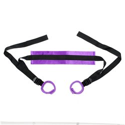 Rimba Bondage Play Enhancer Set Adjustable Purple