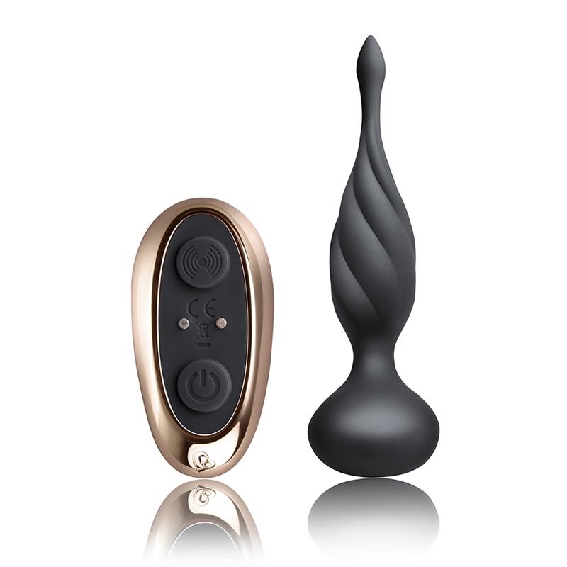 Butt Plug with Remote Control Petite Sensations Discover Black