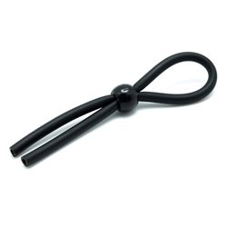 Rimba Latex Play Penis Strap Black