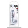 Realistic Dildo with Testicles 5 Clear