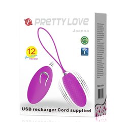 Vibrating Egg Joanna USB Purple